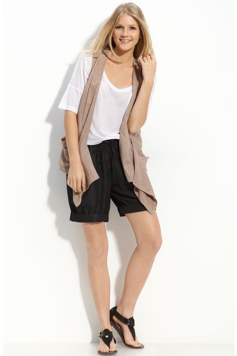 U-Neck Knit Tee, Alternate, color, TEAROSE
