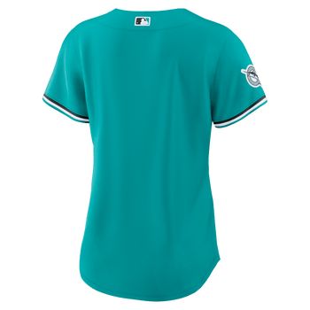 Nike Women's Nike Teal Miami Marlins Alternate Stadium Jersey