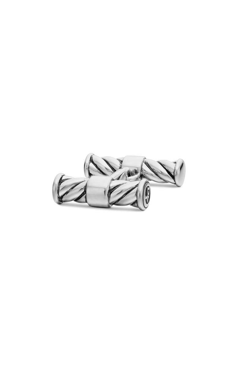 David Yurman Cable Classics Cuff Links, Alternate, color, 