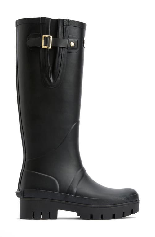 Barbour Leighton Tall Wellington Boot In Black