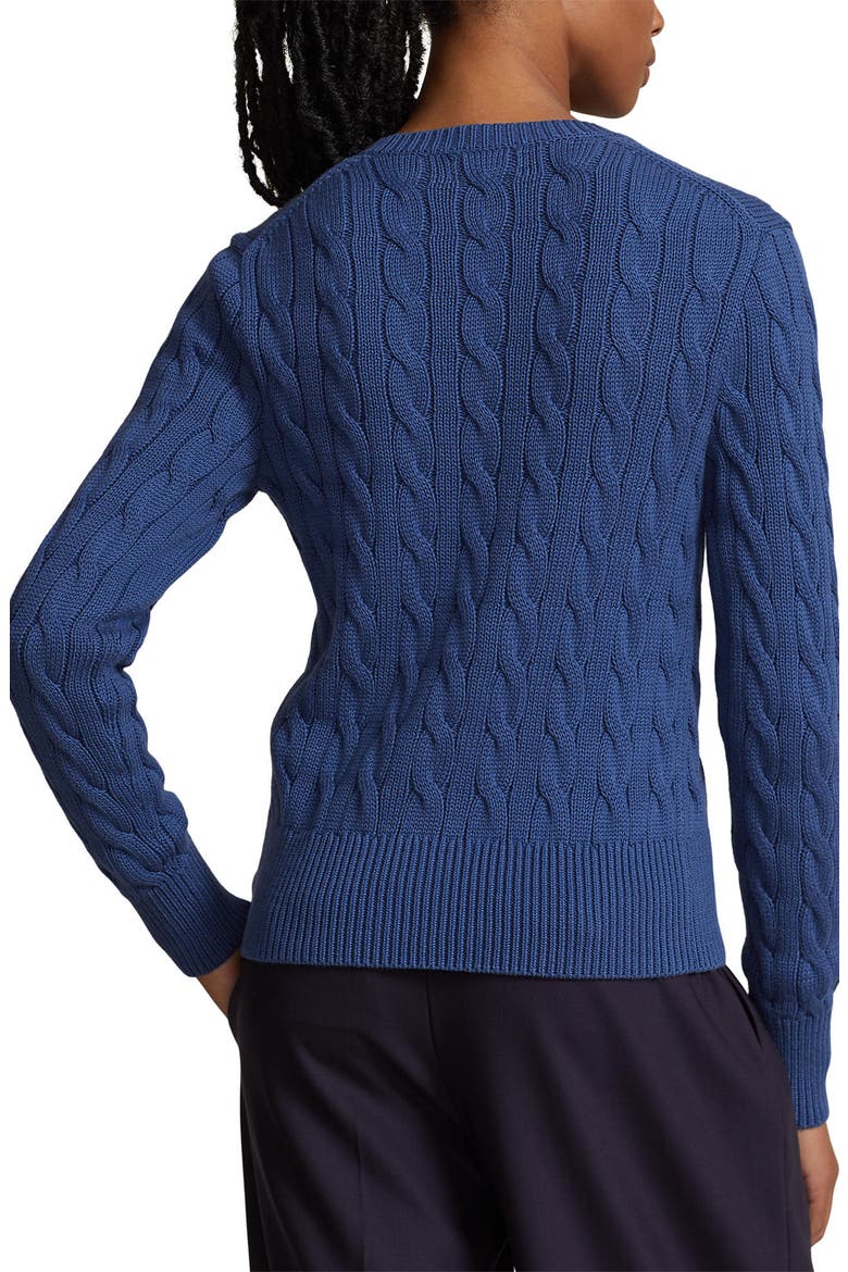 Cable Stitch Cardigan, Alternate, color, GEM BLUE