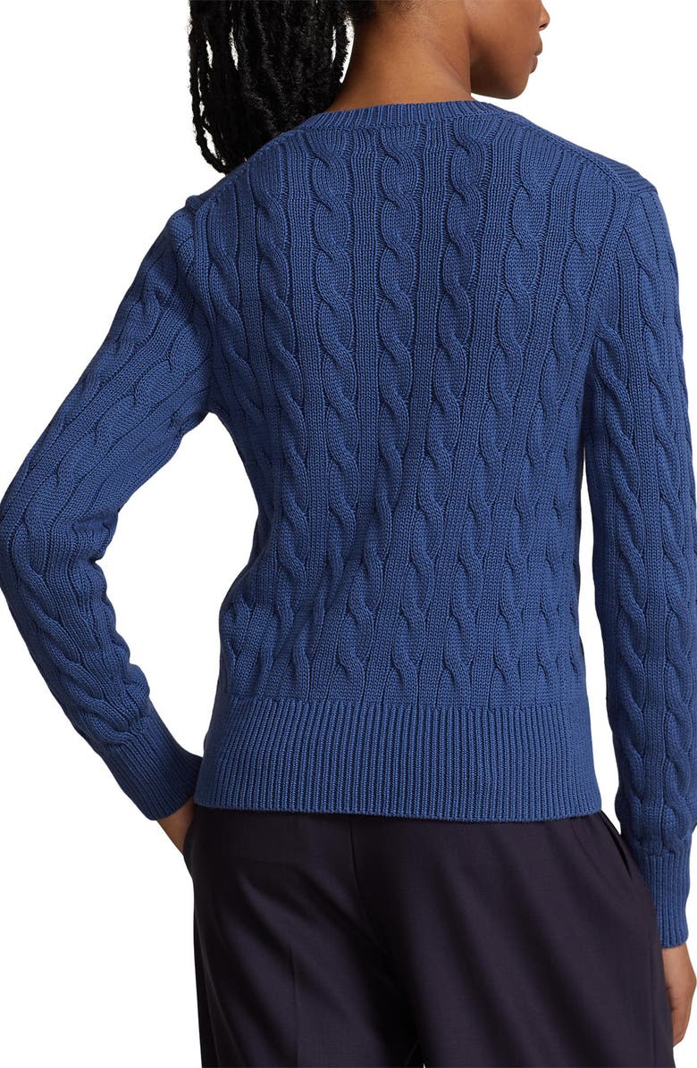 Polo Ralph Lauren Cable Stitch Cardigan, Alternate, color,