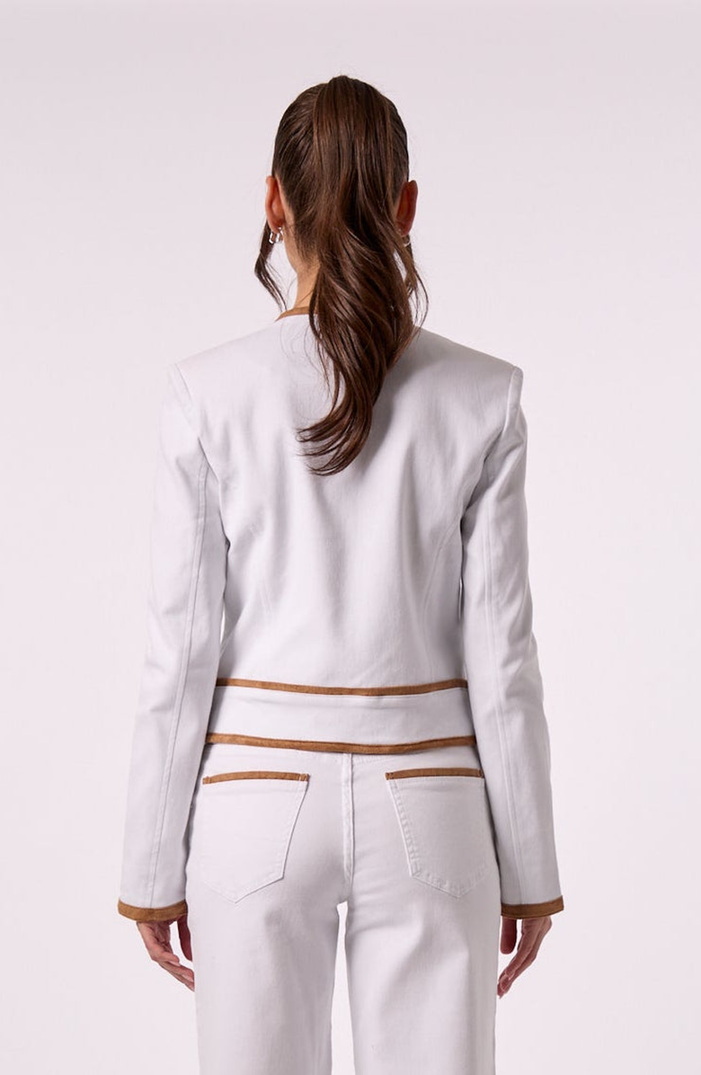 BLUE REVIVAL Sadie Jacket, Alternate, color, White