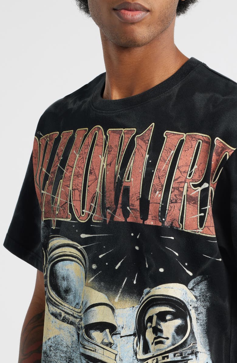 Billionaire Boys Club Rushmore Cotton Graphic T-Shirt, Alternate, color, Black