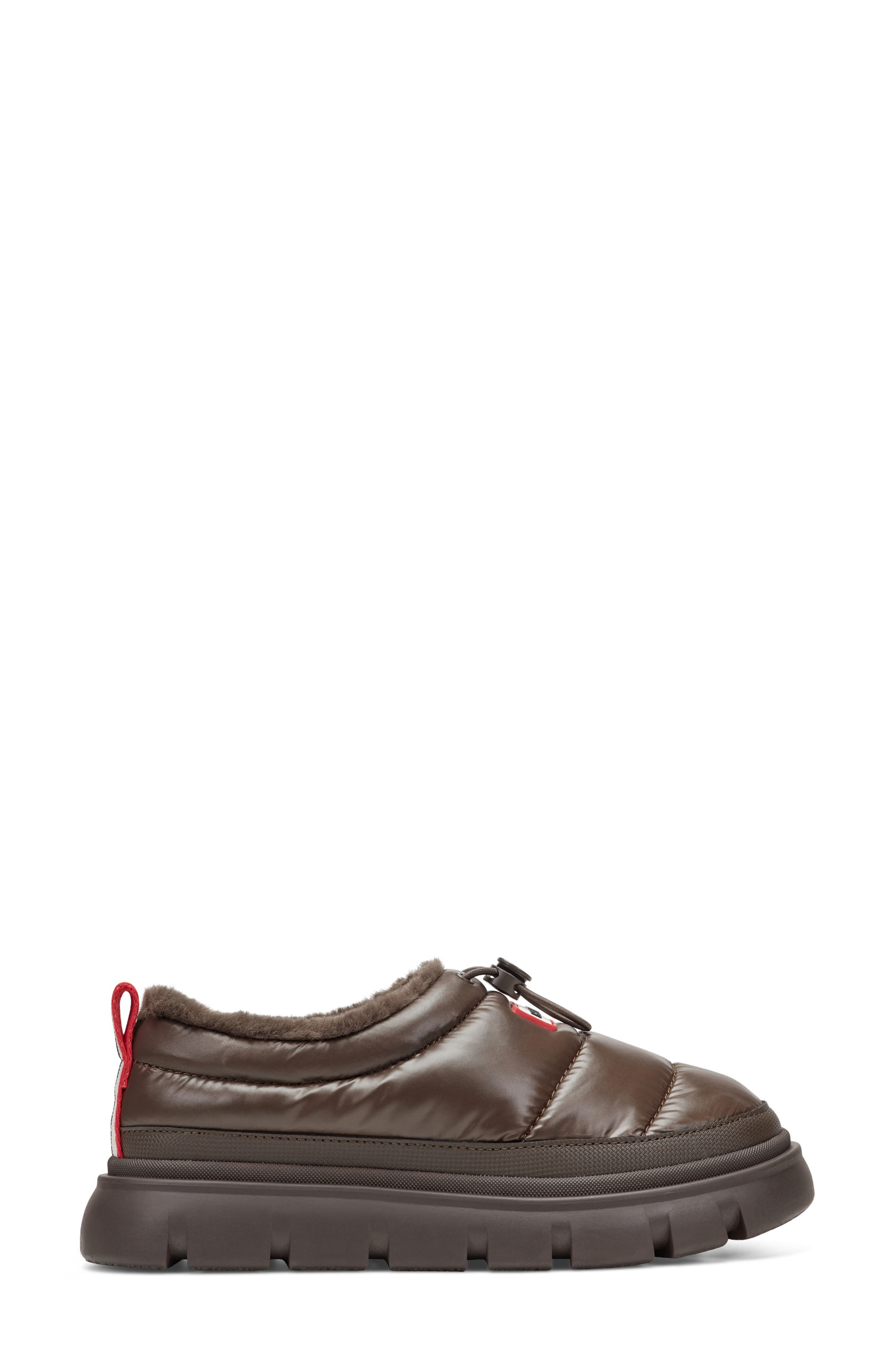 Madi Platform Puffer Slipper, Alternate, color, BROWN