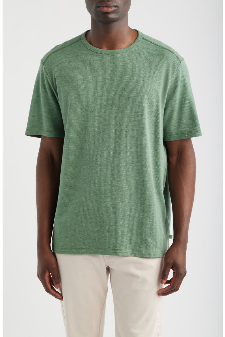 Sand Wave Slub Cotton Blend T-Shirt, Main, color, NATURAL MINT