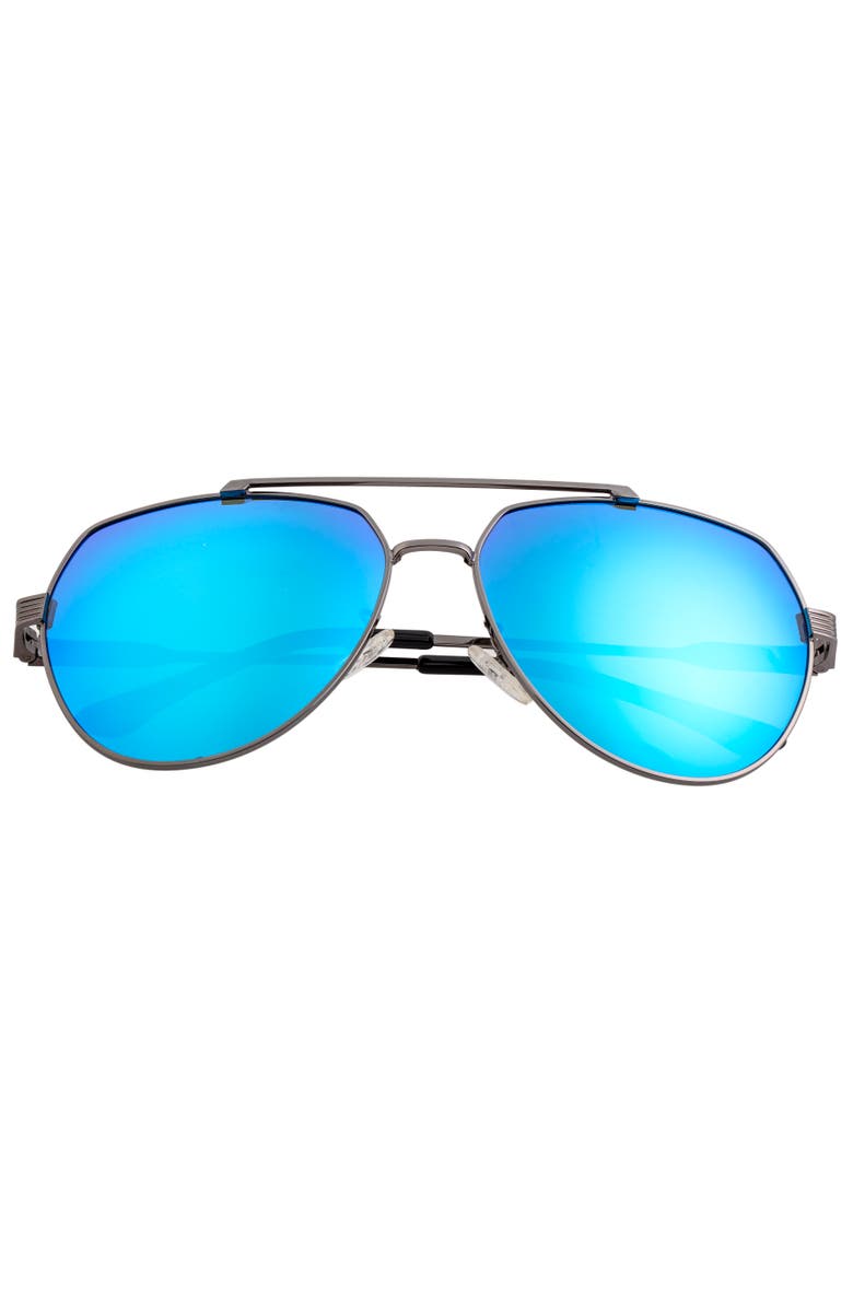 Sixty One Costa Polarized Sunglasses, Alternate, color, Gunmetal/Blue