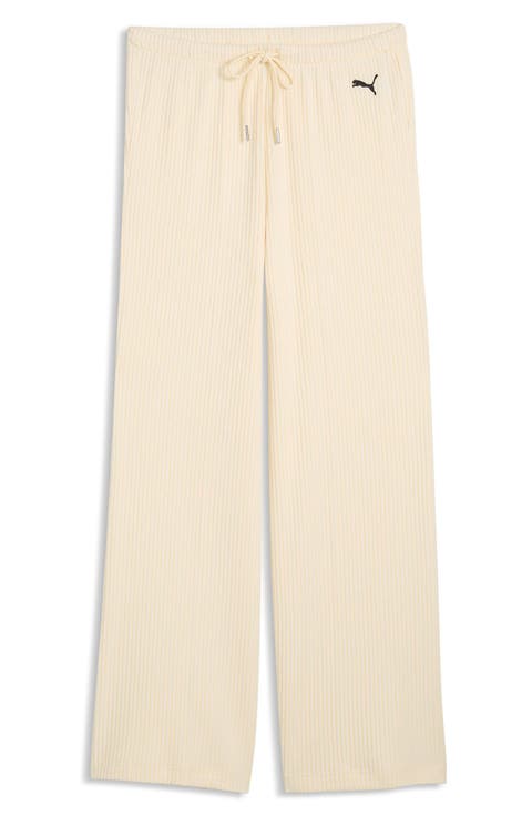 ESS Ribbed Wide Leg Pants