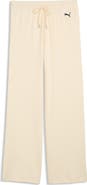 PUMA ESS Ribbed Wide Leg Pants