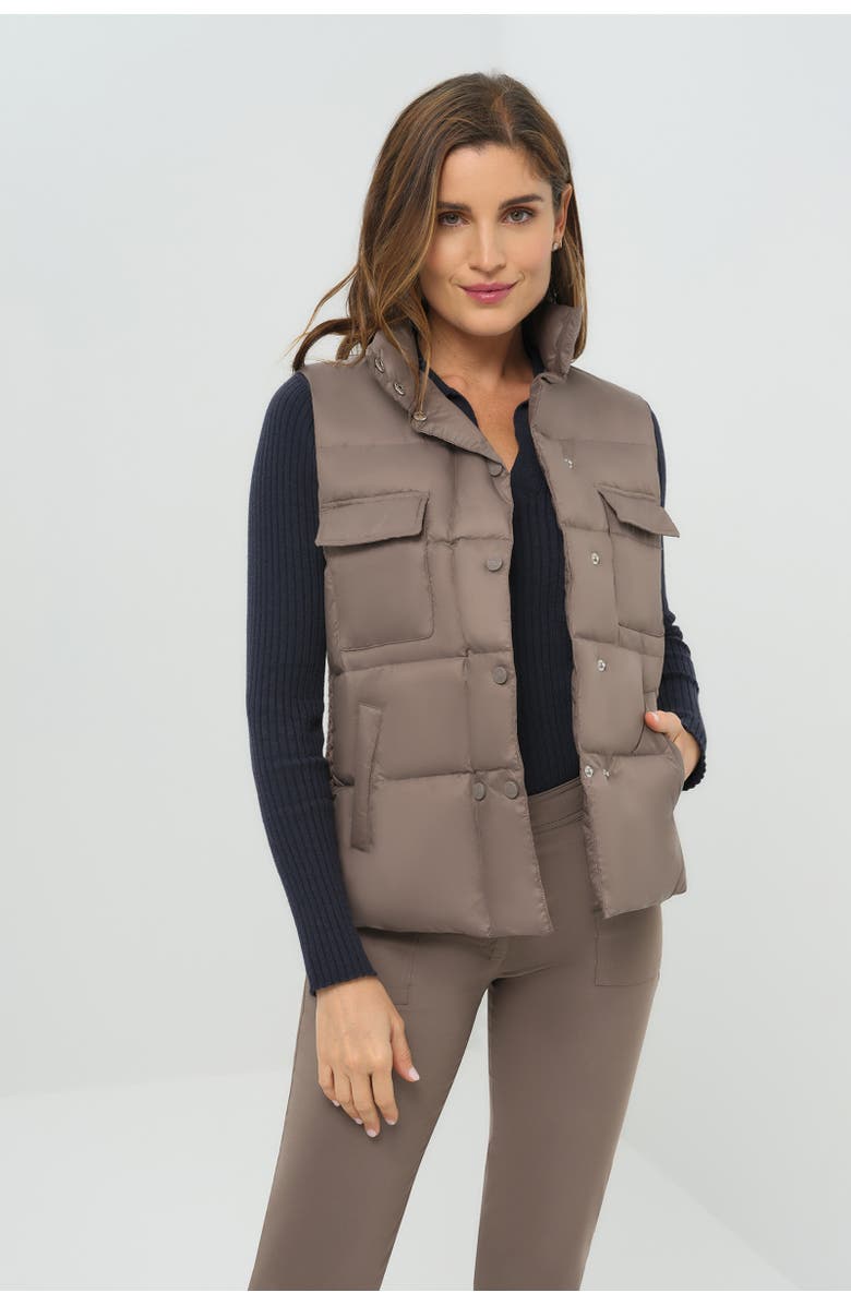 Anatomie Fallon Vest, Main, color, Taupe
