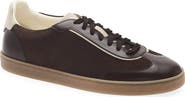 Brunello Cucinelli Mixed T-Toe Leather Sneaker