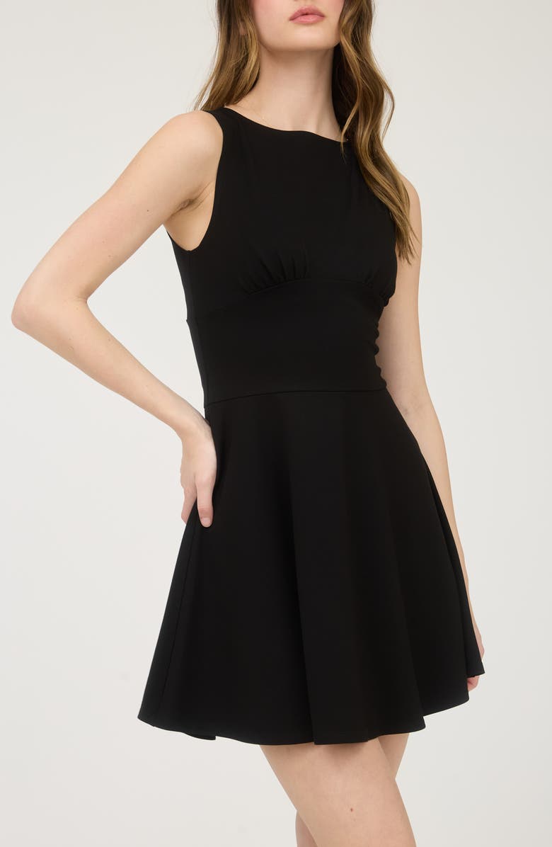 Blu Pepper Fit & Flare Minidress, Alternate, color,