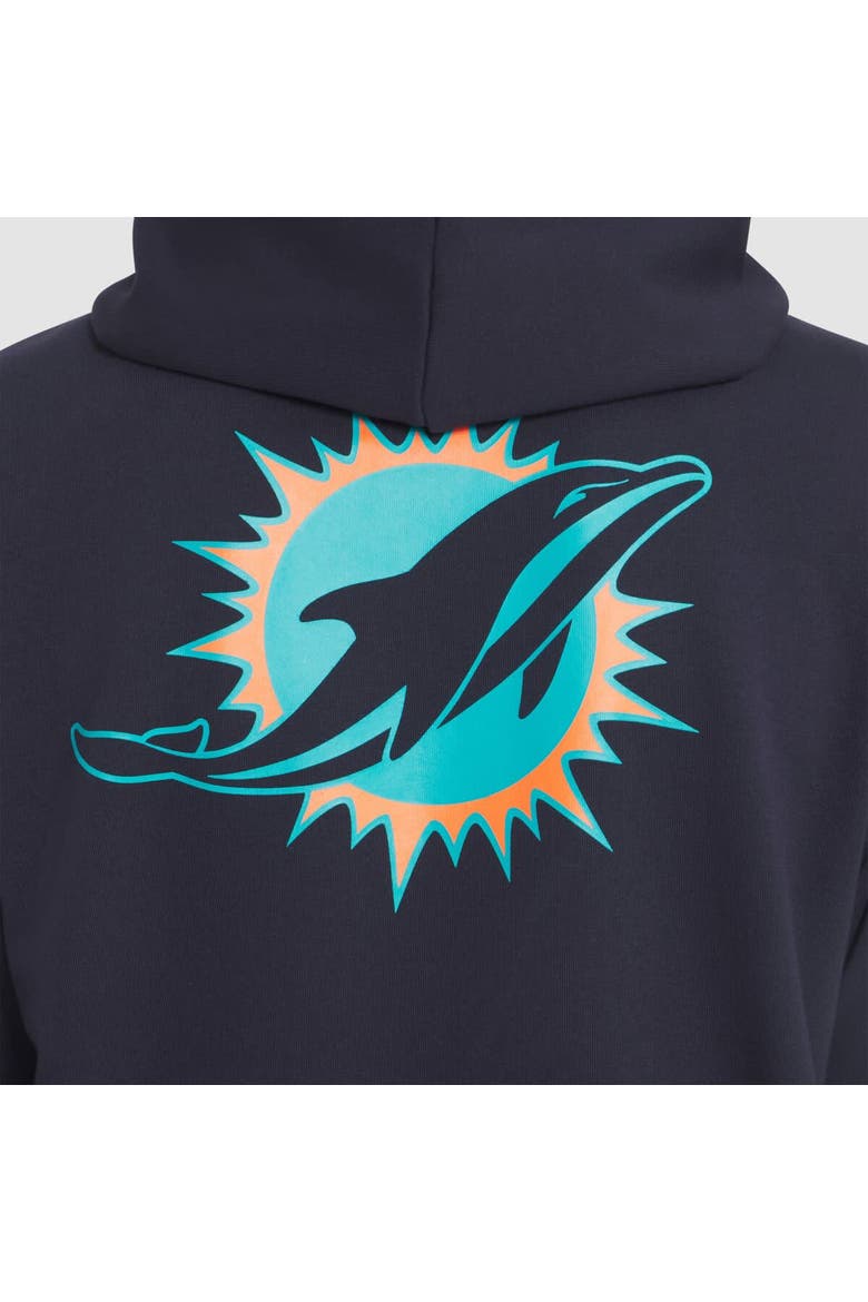 Men's Nike Pitch Blue Miami Dolphins 2025 Rivalries Collection Standard Issue Sideline Dri-FIT Hoodie, Alternate, color, Navy