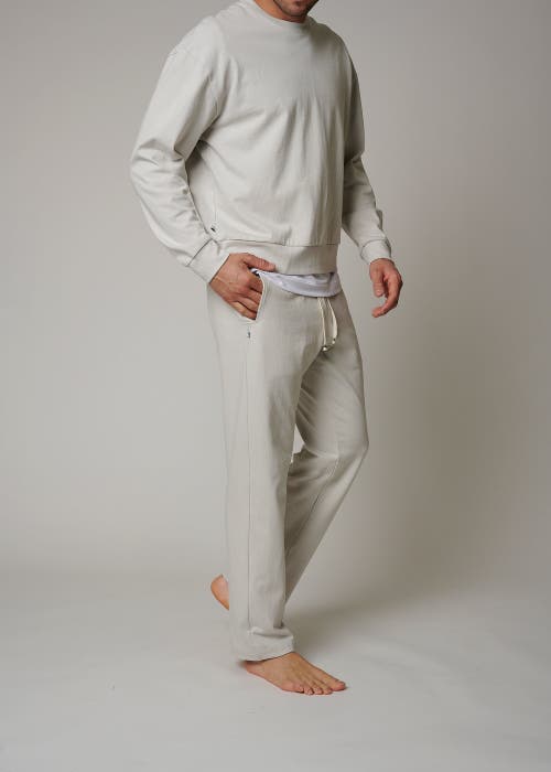 Leisure Lab Cotton Lounge Pant In Opal