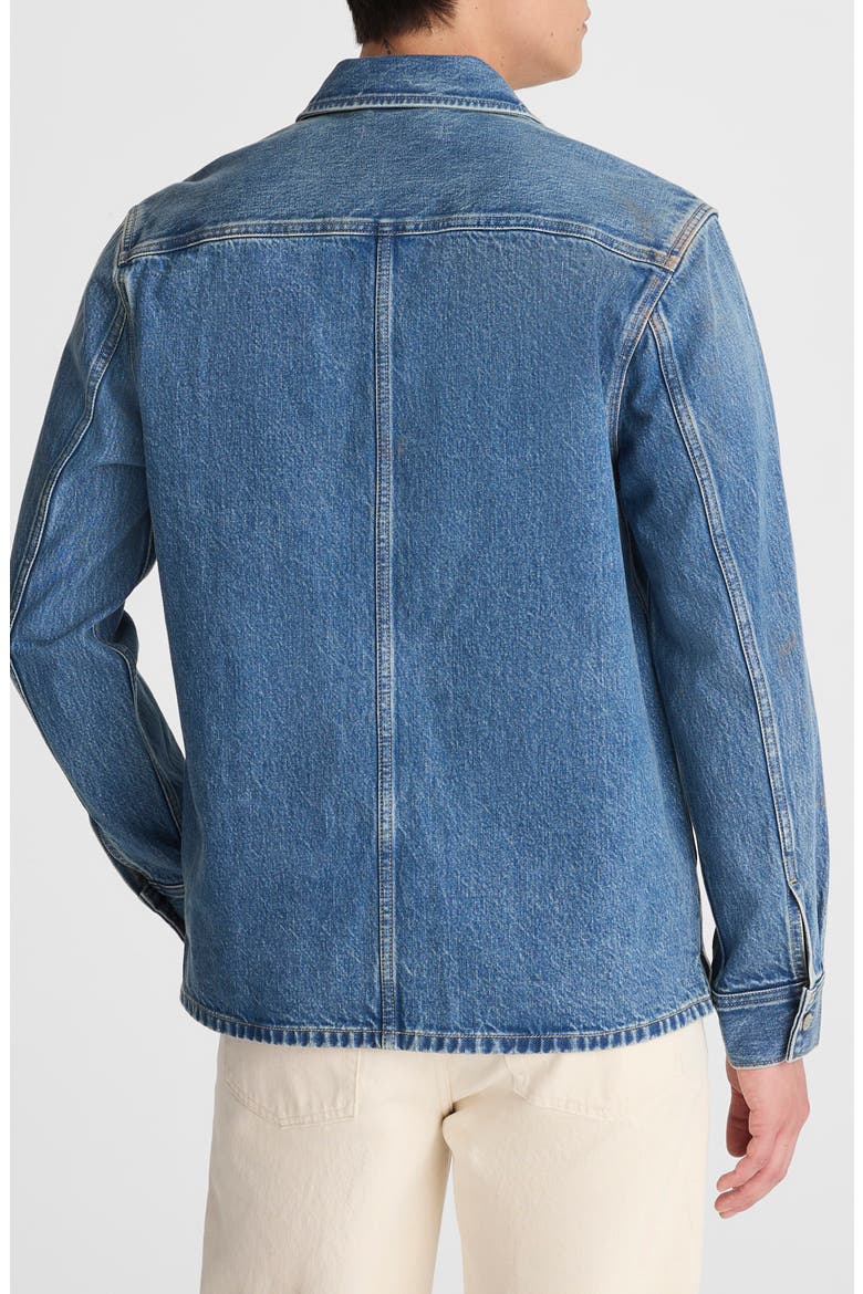 Denim Shirt Jacket, Alternate, color, SALVATORE WASH