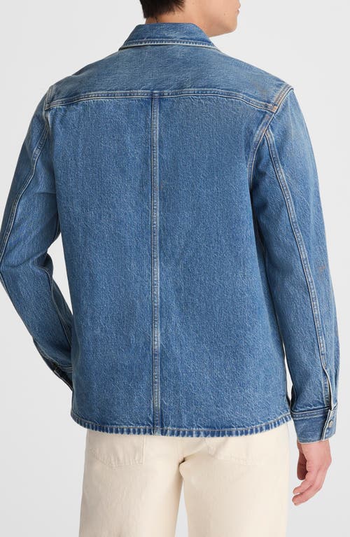 Madewell Denim Shacket In Salvatore Salvatore Wash In Multi