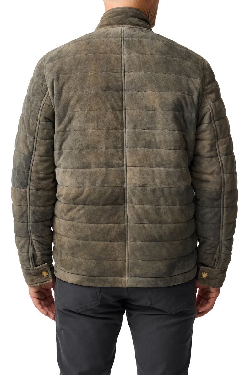 Rodd & Gunn Long Island Quilted Leather Jacket, Alternate, color, Mouse