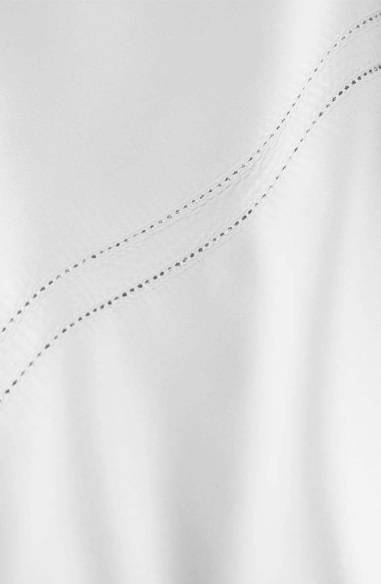 Pure Parima Egyptian Cotton Sateen Double Hemstitch Yalda Sheet Set, Alternate, color, White