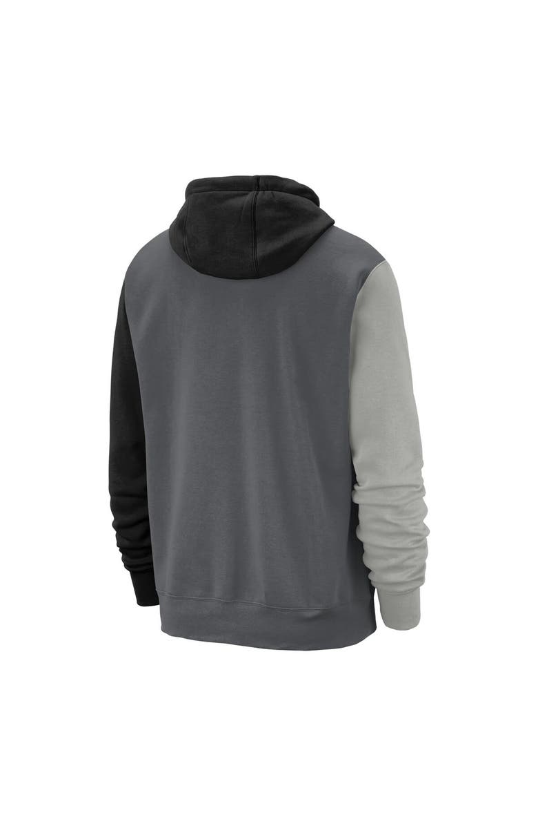 Nike Men's Nike Gray LA28 Color-Block Club Fleece Pullover Hoodie, Alternate, color, 