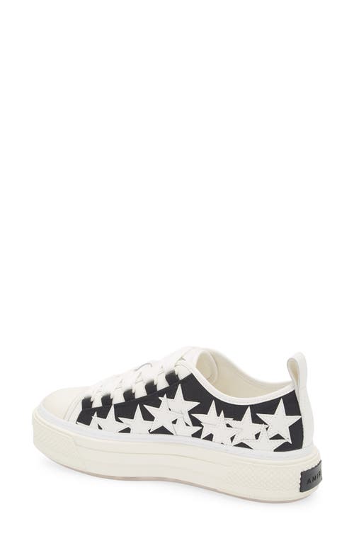 Amiri Star Pattern Rubber Sole Sneakers In White