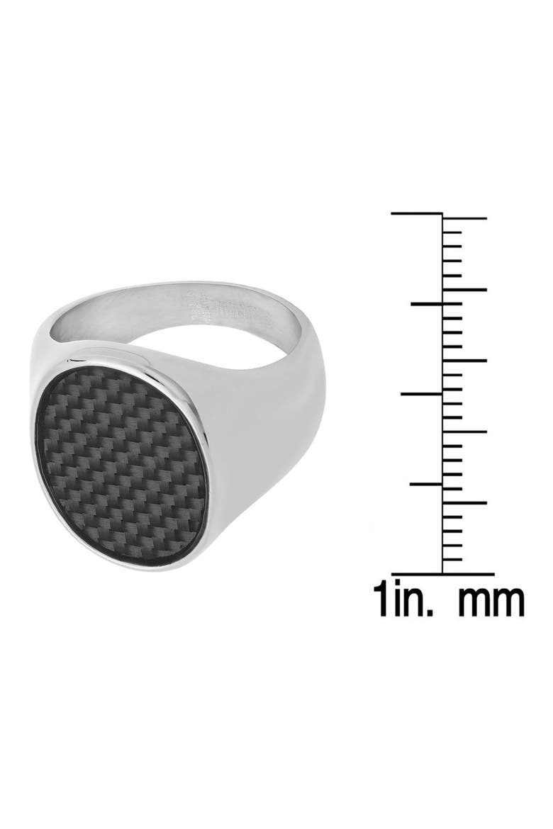Men's Signet Ring, Alternate, color, SILVER