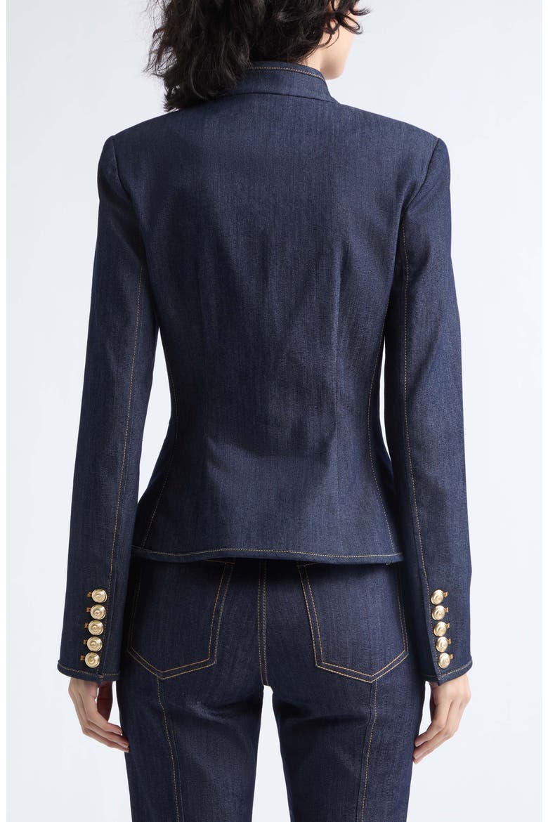 Abbot Military Denim Jacket, Alternate, color, INDIGO