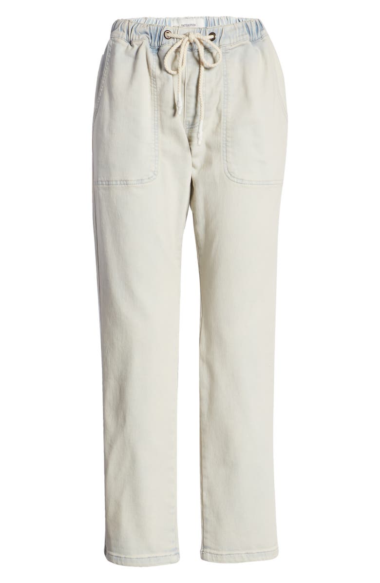 One Teaspoon Shabbies Drawstring Waist Straight Leg Jeans, Alternate, color,