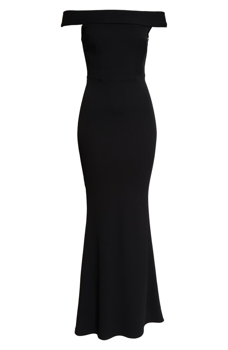 Katie May Legacy Off the Shoulder Trumpet Gown, Alternate, color,