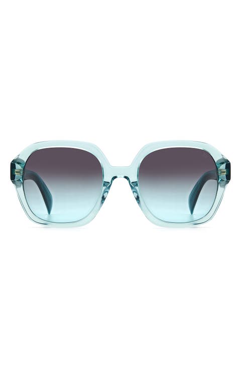 53mm Gradient Square Sunglasses