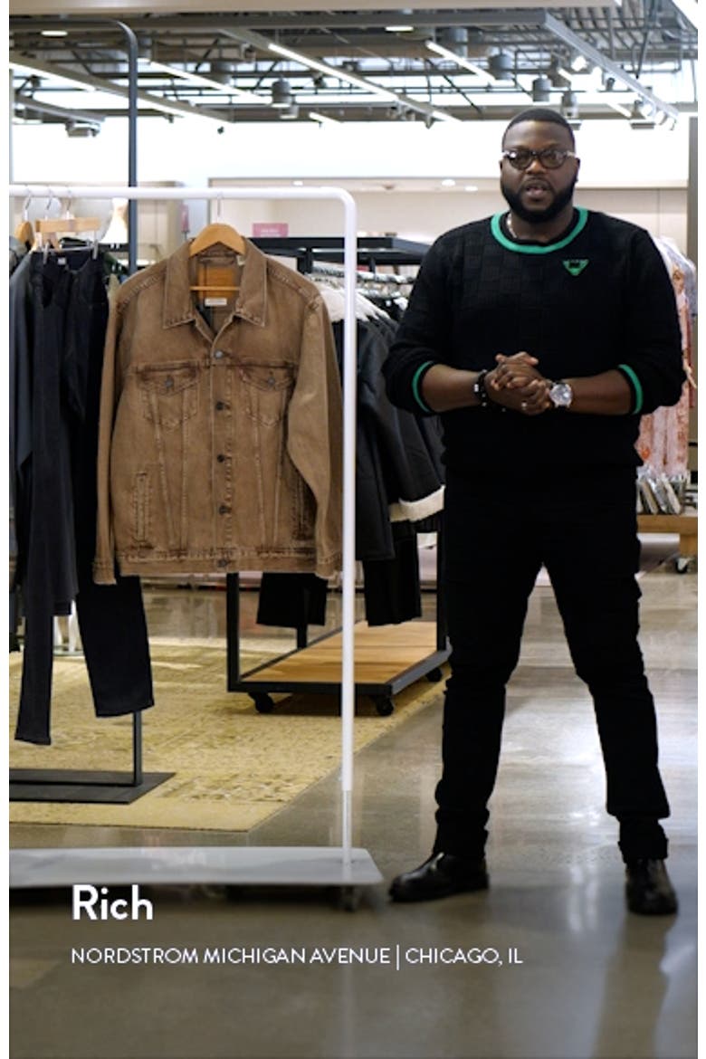 Relaxed Fit Denim Trucker Jacket video