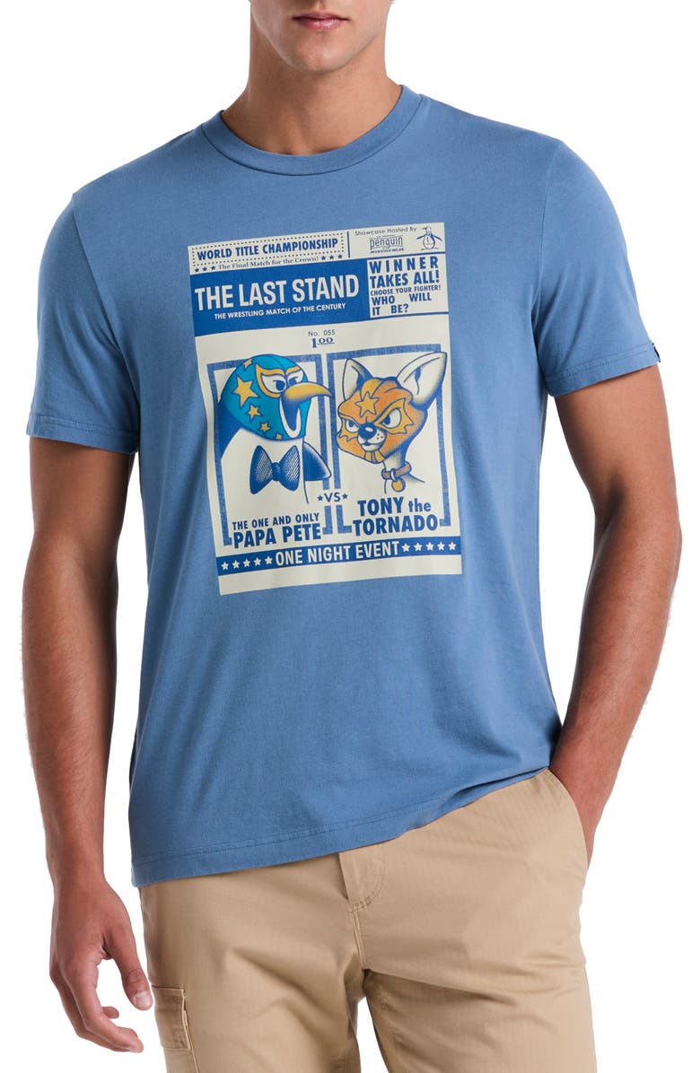 Original Penguin Graphic T-Shirt, Main, color, 