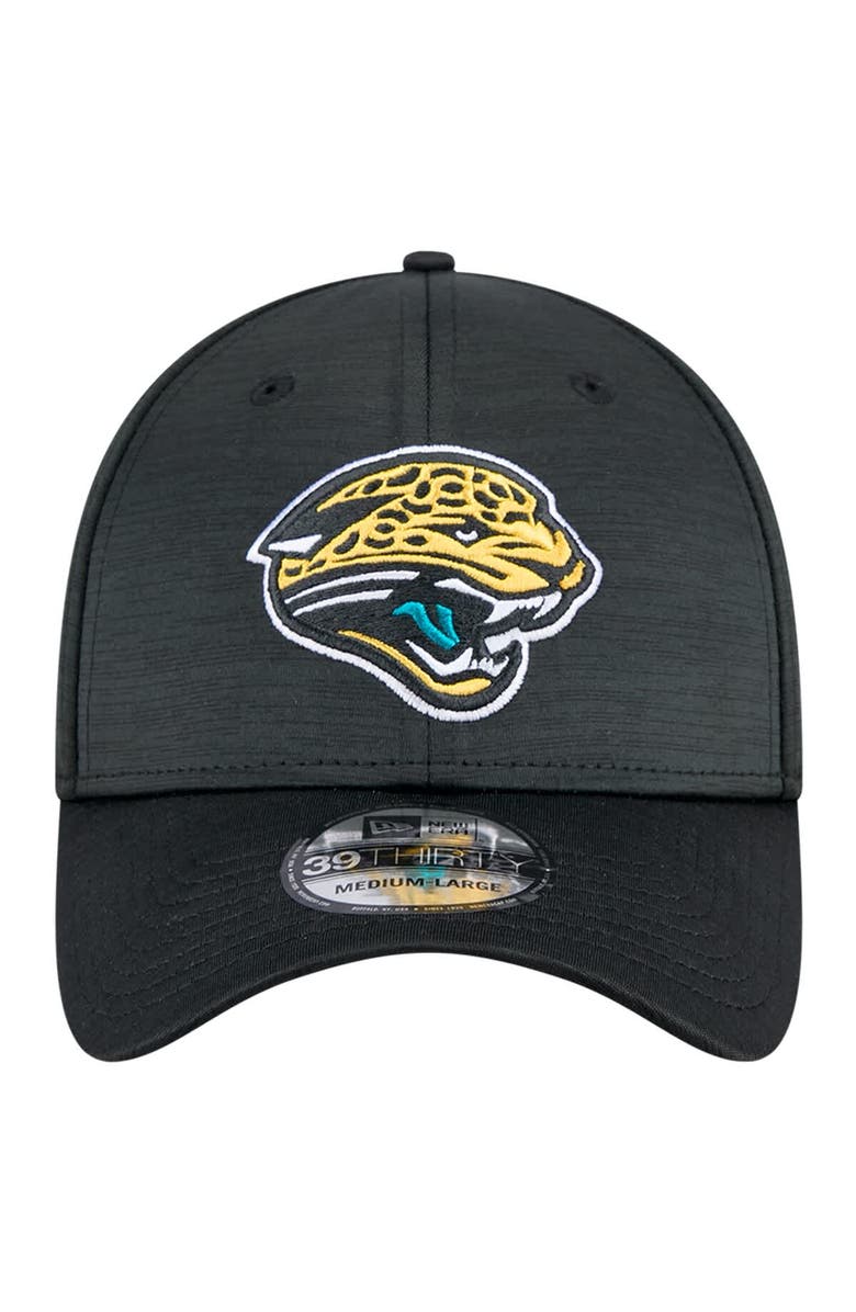 New Era Men's New Era Black Jacksonville Jaguars Throwback Active Tech 39THIRTY Flex Hat, Alternate, color, 