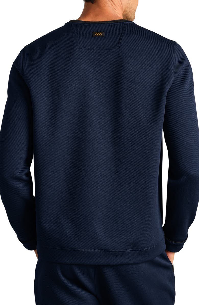 Rhone Quantum Crewneck Sweatshirt, Alternate, color, True Navy