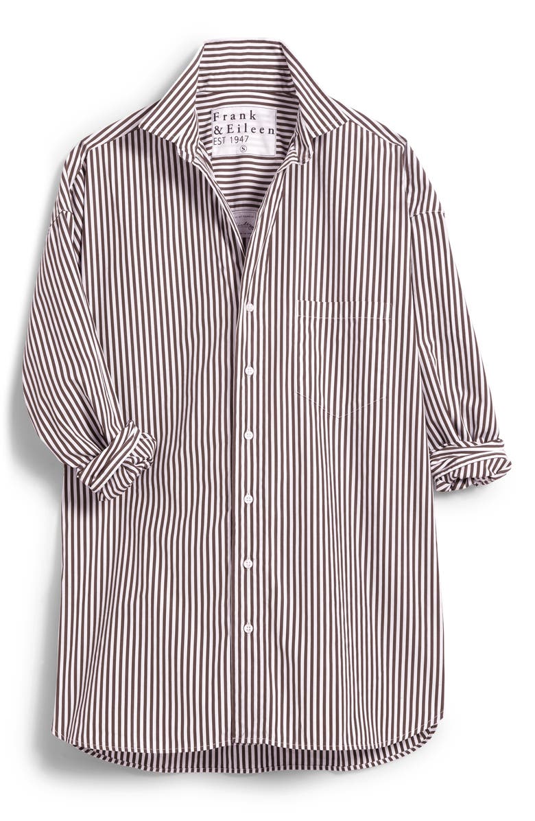 Frank & Eileen Oversize Cotton Button-Up Shirt, Main, color,