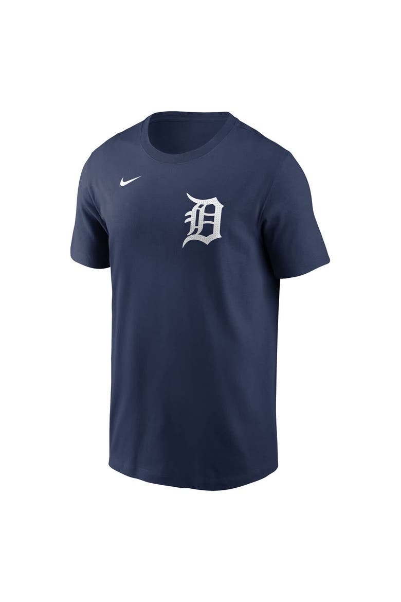 Men's Nike Riley Greene Navy Detroit Tigers Fuse Name & Number T-Shirt, Alternate, color, Navy