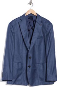 Peter Millar Cypress Houndstooth Cashmere & Silk Sport Coat