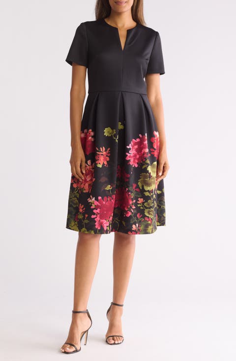 Floral A-Line Dress