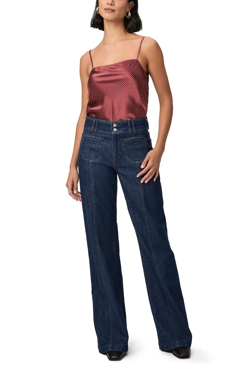 PAIGE Veronique Silk Cami, Alternate, color, Oxblood/ Travertine