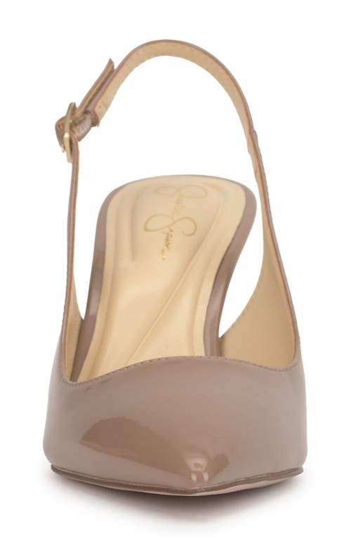 Jessica Simpson Dressi Slingback Pointed Toe Pump In Gold