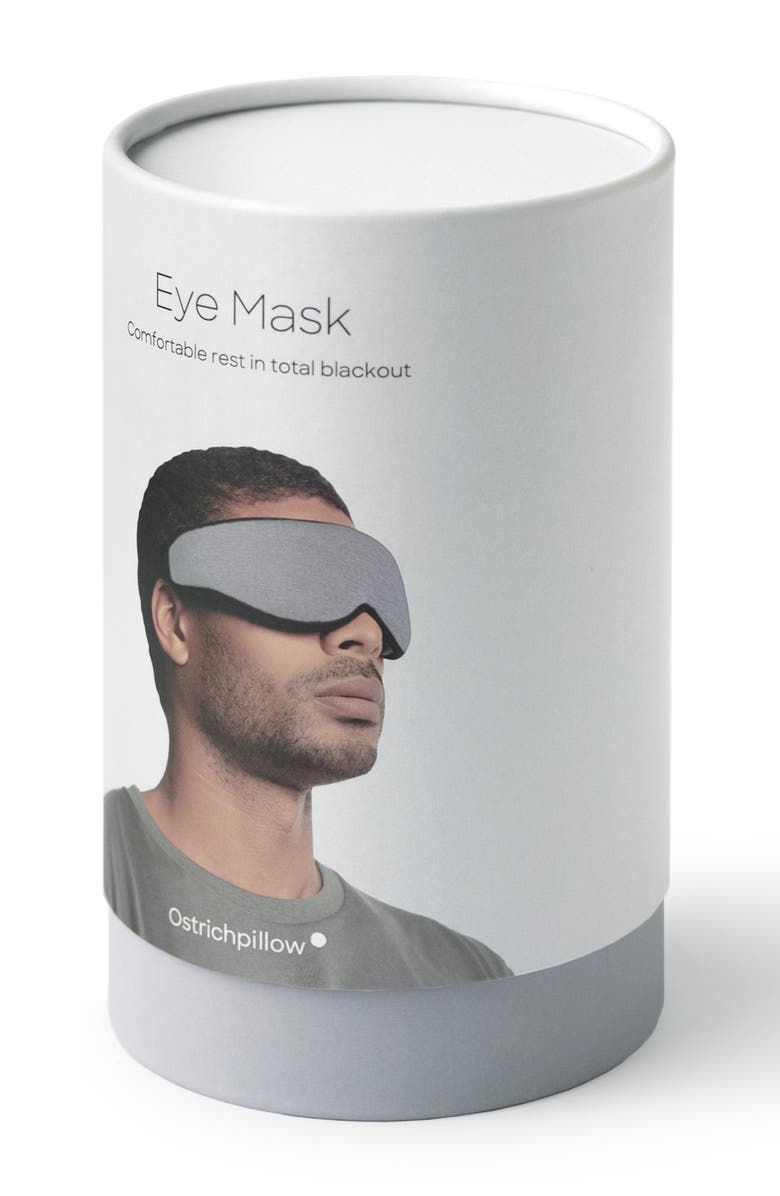 Ostrichpillow Ergonomic Eye Mask, Alternate, color, Midnight Grey