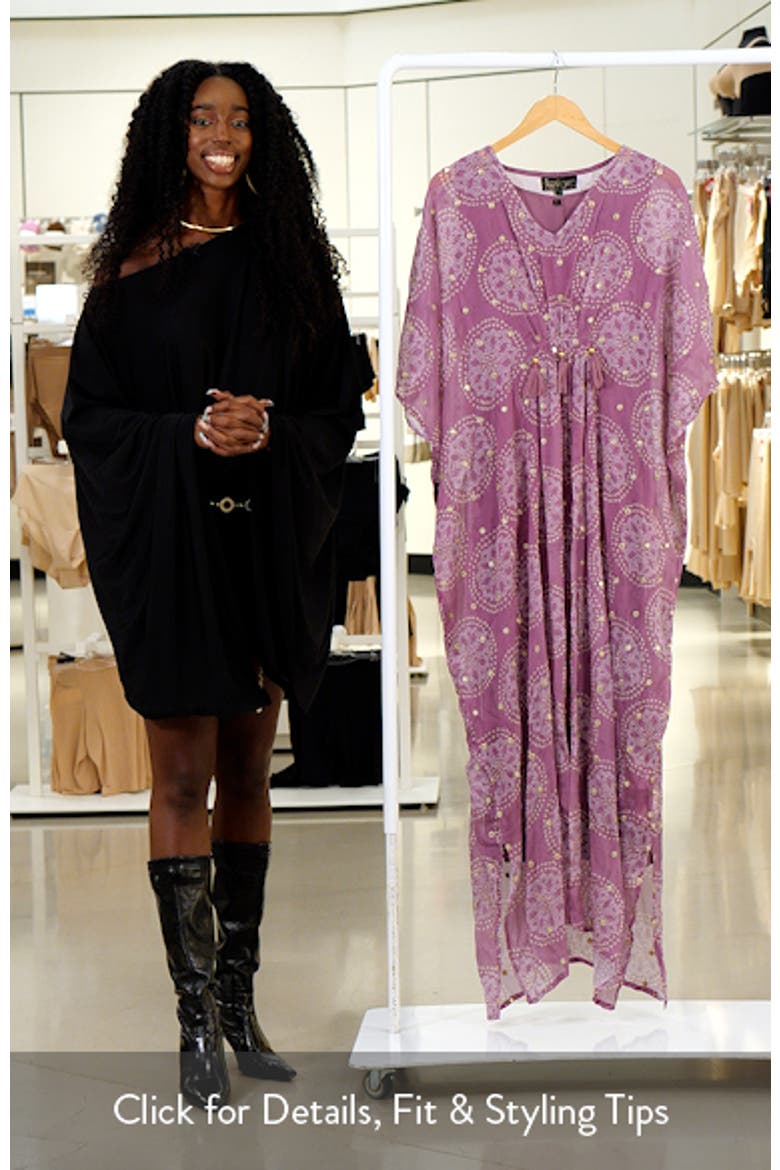 Melanie Tassel Cover-Up Maxi Dress video