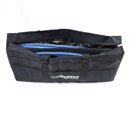 Celluma Premium Padded Tote Bag In Black With White Logo