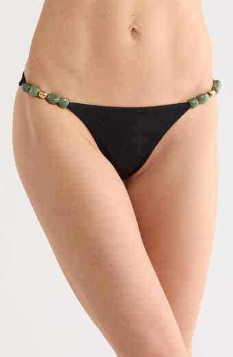 ViX Paula Hermanny Firenze Kiana Beaded Bikini Bottoms