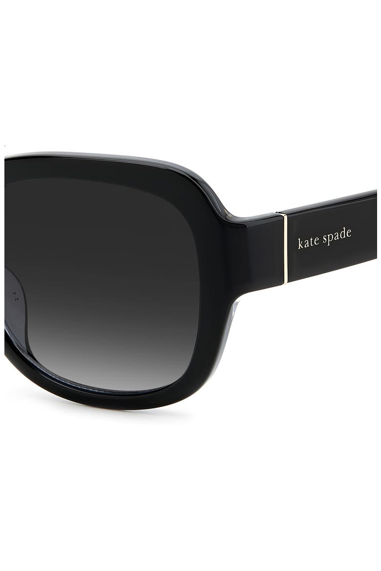 laynes 55mm gradient sunglasses, Alternate, color, BLACK/ GREY SHADED