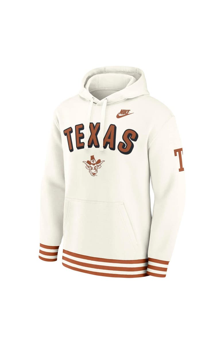 Nike Men's Nike Cream Texas Longhorns Legacy Retro Pullover Hoodie, Alternate, color, Cream