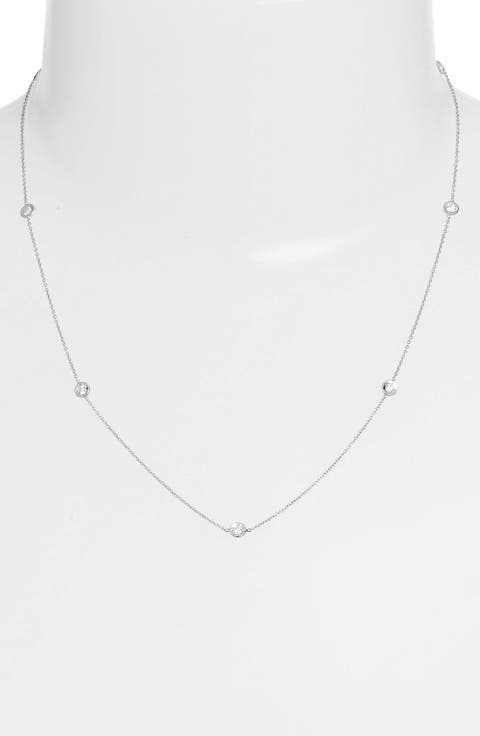 Diamond Station Necklace