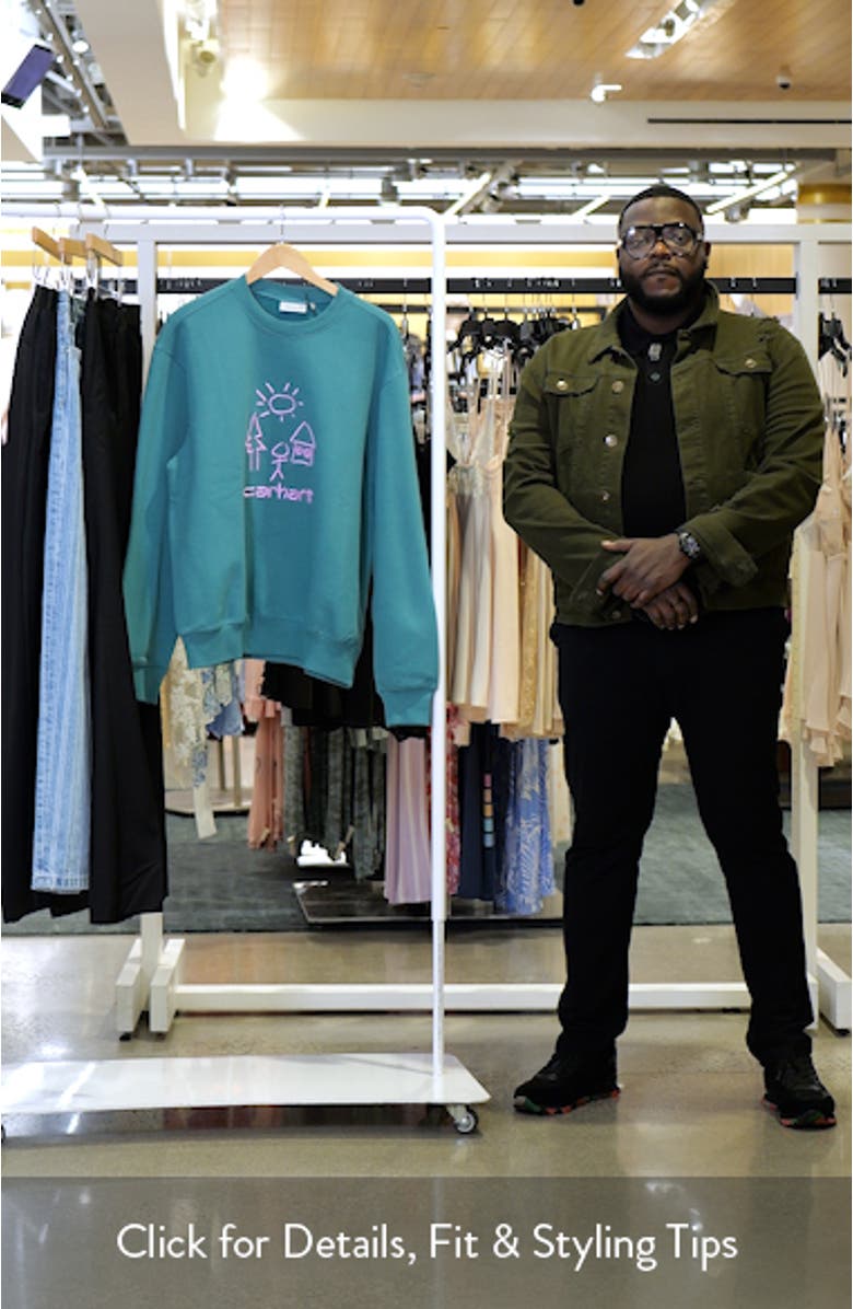 Masterpiece Embroidered Sweatshirt, sales video thumbnail