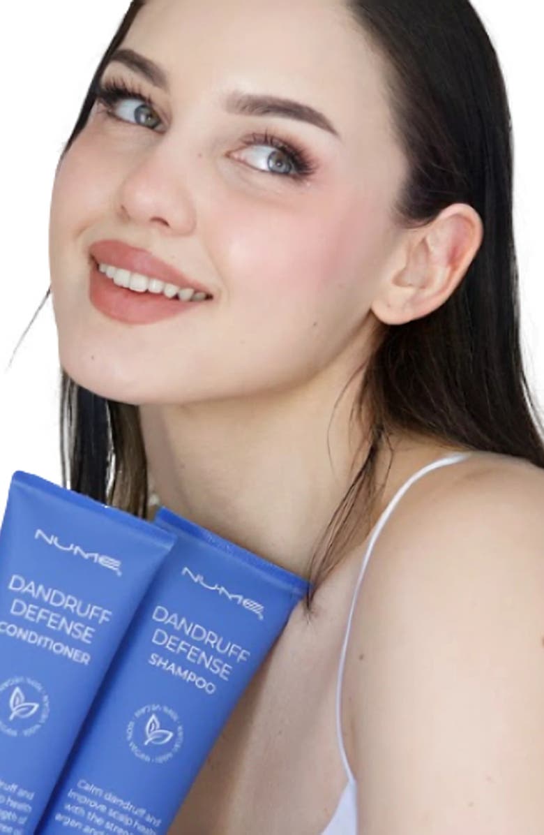 NUME Dandruff Treatment Set | Vegan Anti-Dandruff Trio w/ Serum, Alternate, color, Blue