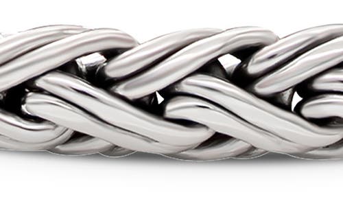 Devata Gender Inclusive Sterling Silver Paddy Oval 7mm Chain Necklace In Silver