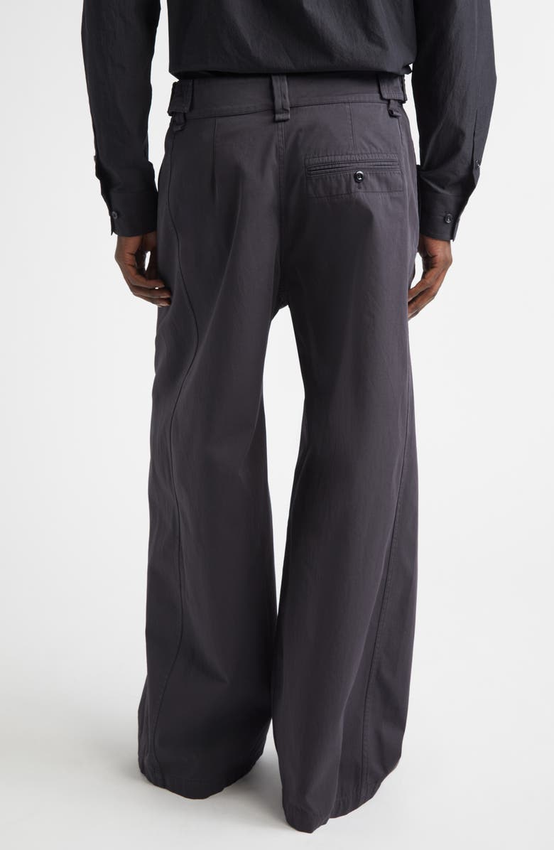 Lemaire Maxi Utility Pants, Alternate, color, Coal